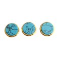 thumbnail image 1 of HILABEE 3 Pieces Trumpet Valve, Musical Instrument Accessories, Easy Installation, Smooth Replacement Parts, Finger Buttons for Performance Bands Blue Turquoise, 1 of 9