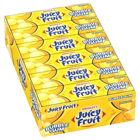 Juicy Fruit Bubble Gum, Original, 1.41 Ounce