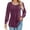 Purple, variant on Weardear Women's Long Puff Sleeve Tunic Tops Pleated Crew Neck Blouses Dressy Casual Fall Blouses