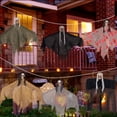 thumbnail image 3 of Spooky Halloween Hanging Ghost Realistic with Hanging Rope Ghost Face Ghost Small Hanging Flag Arrangement Patio Porch Outdoor, 3 of 8