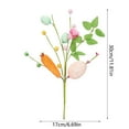 thumbnail image 3 of TIELUTT 1PC Easter Front Door Wreath Suitable For DIY Decoration Long Lasting Use Holiday Celebrations and Roses Summer Flowers Wedding Floral Flower Heads Jasmine Flowers, 3 of 5