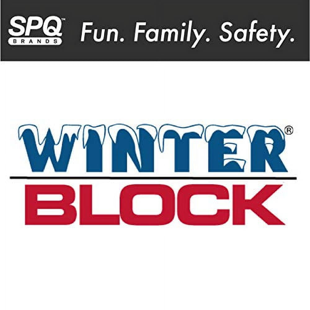 Winter Block Premium Winter Pool Cover For Above Ground Oval Pool, 15' x 21' Ft., 10-year Warranty