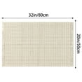 thumbnail image 6 of Unique Bargains Boho Bathroom Rug Woven Texture Rug for Bedroom Throw Rug with Fringe Beige 20" x 32", 6 of 6