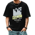 thumbnail image 2 of Men's T Shirt Round Neck Patterned Tee Summer New Sports Shirt Vintage Style XL, 2 of 4