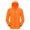 Orange, variant on BYHONG Men's and Women's Fashion Casual Outdoor Sports Sun Clothes Light Breathable Skin Comfortable Long Sleeve Cardigan Solid Color Zipper Coat Womens Coat Black L