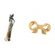 thumbnail image 5 of Conjunto de figuras de mujeres africanas, estatua de dama tribal africana, adorno de resina hecho a mano, tirador de muebles con lazo de latón, adecua, 5 of 8