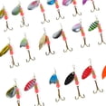thumbnail image 3 of Metal 30pcs Baits Fishing Lures Kit, Treble Hooks Colorful  Baits, for Fishing, 3 of 8