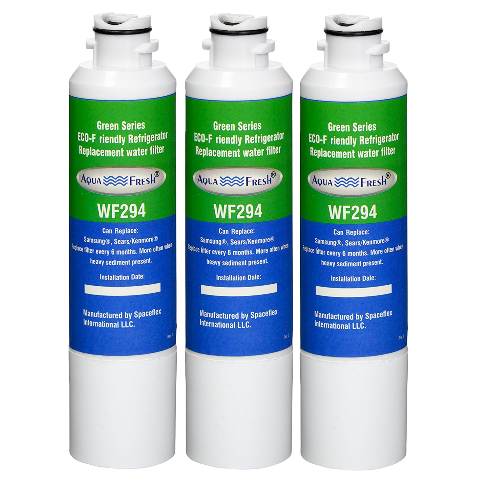 AquaFresh Replacement Water Filter for Samsung RS265TDRS Refrigerators 3Pk