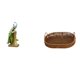 thumbnail image 1 of Estatua de , adorno de estante, figura de escritorio, bandeja de almacenamiento de ratán tejida a mano, bandeja de mimbre, material de resina, 1 of 8