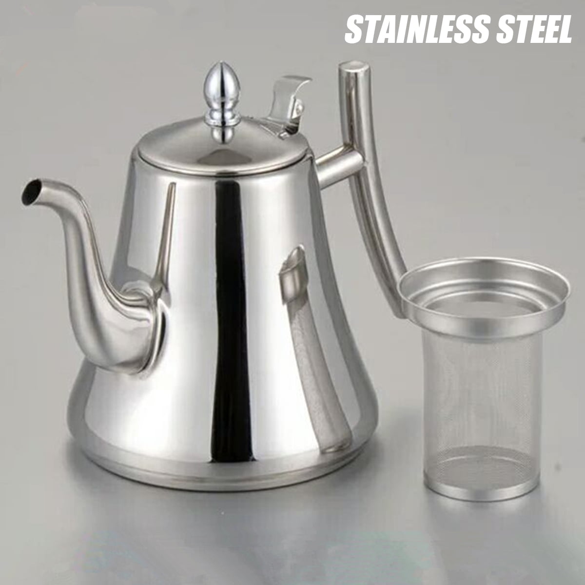 Generic Brushed Stainless Steel Teapot Warmer Base