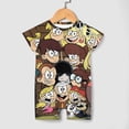thumbnail image 4 of The Loud House Baby Bodysuit Soft & Breathable Infant Romper Unisex Short Sleeve Jumpsuit Ideal for 3 to 24 Months, 4 of 8