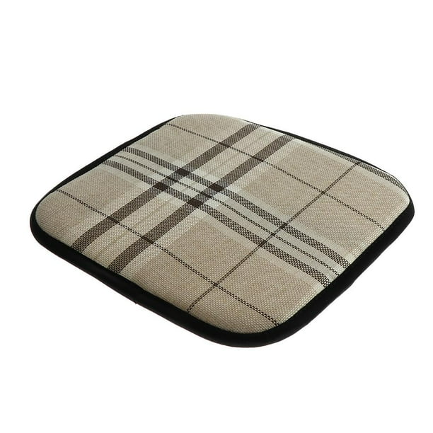 Almohadillas para silla de comedor de cocina con lazos, cómodo cojín de asiento para sala de estar Cuadrado 30cm