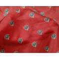 thumbnail image 4 of oneOone Silk Tabby Fabric Floral Block Printed Fabric 1 Yard 42 Inch Wide, 4 of 4