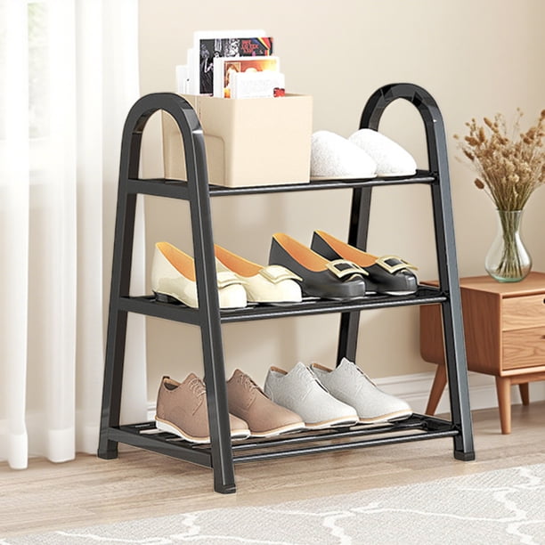 Zapatero para armario, zapatero en forma de A, organizador de zapatos para puerta, zapatero multicapa, sin instalación, zapatero de entrada, zapatero de almacenamiento resistente a la suciedad, zapate