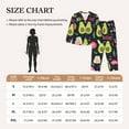 thumbnail image 6 of Disketp Pajamas Set Long Sleeve Sleepwear Womens Button Down Nightwear Pj Sets-Avocado Love, 6 of 9