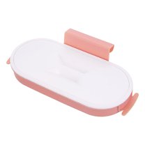 LACKUST Kitchenc Hooks for Hanging Clearance,Hanging Type Household Wall Hanging Bracket Hook Garbage Bag Rack,Pink