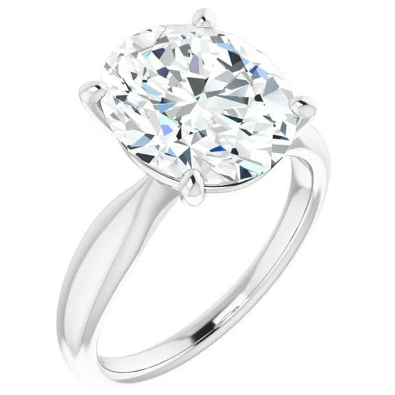 Zamira 3 Carat Round Moissanite Engagement Ring Solitaire
