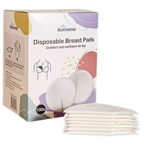 Sunveno Thin Disposable Nursing Pads, 100 Count