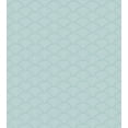 thumbnail image 3 of Geometric King Size Duvet Cover Set, Fish Scale Pattern Half Circles Dots Geometric Arrangement Circular Motifs, Decorative 3 Piece Bedding Set with 2 Pillow Shams, Seafoam White, by Ambesonne, 3 of 3