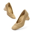 thumbnail image 4 of BURUDANI Women Water-Resistant Block Heel Pump With Arch Support, 4 of 6