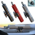 thumbnail image 2 of Tactical Car Emergency Escape Tool - Spring-Loaded Window Breaker & Seatbelt Cutter, 20KGF Impact Force, Underwater Use, Aluminum Alloy Life Saver with Mount Base, 2 of 8