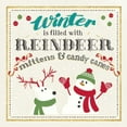 thumbnail image 2 of Penner, Janelle 20x20 White Modern Wood Framed Museum Art Print Titled - Winter Wonderland I on White, 2 of 4