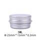 thumbnail image 5 of Caja de aluminio de 5 ml a 750 ml, caja de aluminio sellada con hilo para té, dulces, embalaje de cosméticos, cremas, subenvases, latas de aluminio pequeñas, 5 of 5