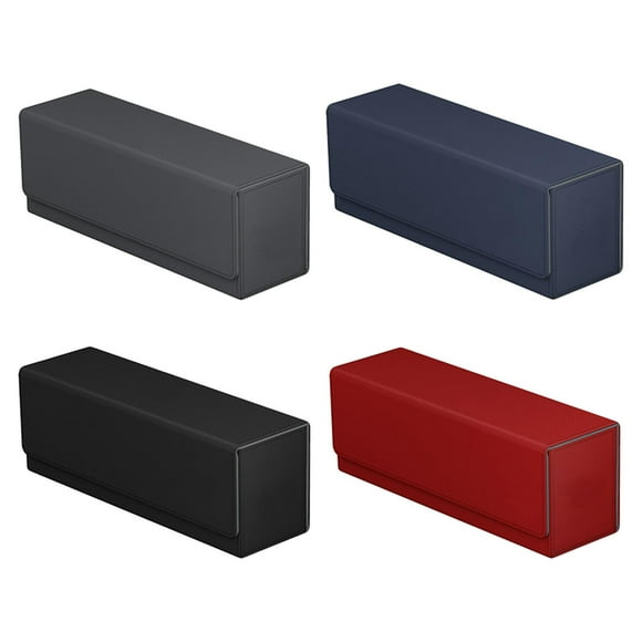 Card Deck Case,pu leather Card Deck Case Trading Card Games,Trading Card Storage Box Deck Boxes,Deck deck box deck box,card deck box baseball card storage box,