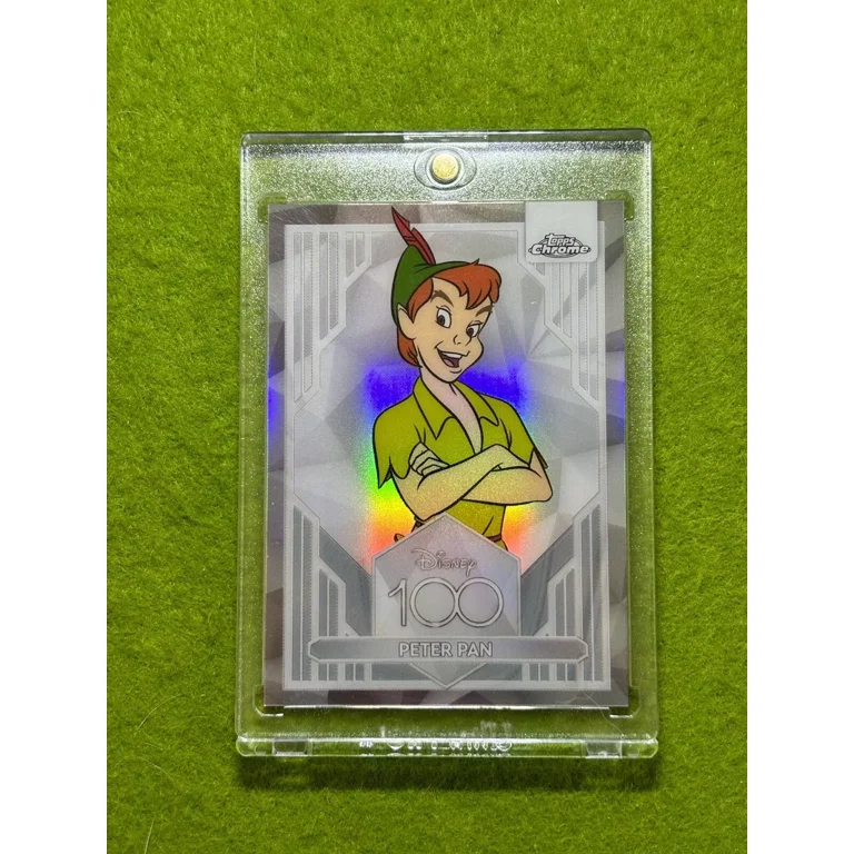 PETER PAN Disney 100 SILVER REFRACTOR CARD 2023 Topps Chrome