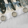 thumbnail image 4 of Manfei Blue Bowtie Duck Black Out Curtains for Boys Girls,Cartoon Bowknot Animal Curtains Pack of 2 (42x63 Each) for Kids Teens,Lightweight Room Decor, 4 of 6