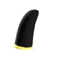 thumbnail image 4 of Maytalsory 2 Pcs Gaming Controller Gloves Touch Screen Anti-skid Elastic Sleeve Fingertips Cover Portable Computer Smartphone Black Yellow 1Set, 4 of 6