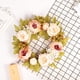 thumbnail image 4 of Ounissouiy Guirnalda simulada de peonía, anillo de ratán para decoración de plantas, accesorios de fotografía, de jardín para fiesta de boda, guirnaldas Color champagne Ounissouiy HA083780-03, 4 of 6