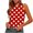 Red, variant on SROBPTY Womens Tank Tops Print Round Neck Sleeveless Print Pleats Summer Shirts for Daily Wear