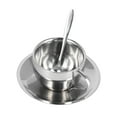 thumbnail image 4 of JUEGO DE TAZAS DE CAFÉ DE DOBLE PARED DE ACERO INOXIDABLE, TAZA DE TÉ DURADERA CON CUCHARA Y PLATILLO PARA EL HOGAR, OFICINA Y HOTEL, 4 of 7
