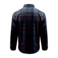 thumbnail image 4 of Plaid Shirts Men Button Long Sleeve Tshirts Lapel Neck Jackets Shirt Fashion Loose Lightweight Tees Outfit, 4 of 4