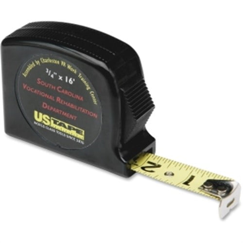 SKILCRAFT 16 Foot Tape Measure - 16 Length 0.8" Width - 1/16, 1/32 Graduations - Metric ...