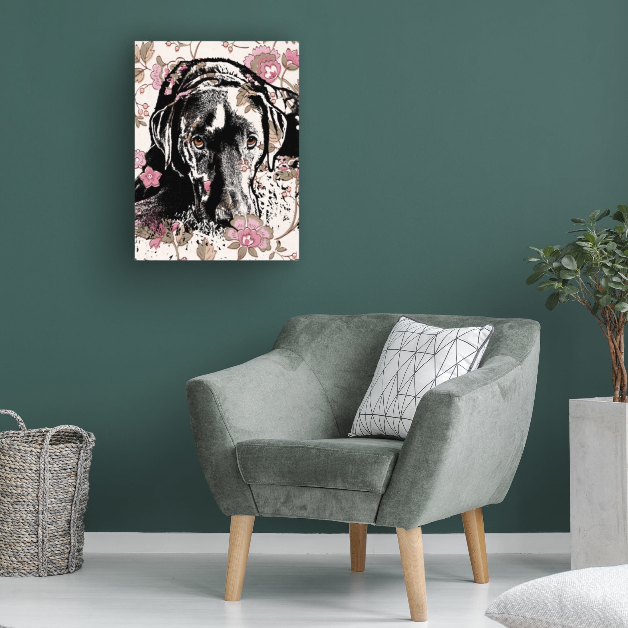 Canvas Wall Art - Dean Russo 'The Lie Down Lab' Wall Art for Living Room, Bedroom, or Office Décor by Trademark Fine Art - 18 x 24 Inches