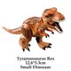 thumbnail image 3 of Bloques de construcción de dinosaurios de Jurassic World, Brutal Raptor T-Rex, Triceratops, Indominus Rex, modelo de dinosaurio Velociraptor, figuras de ladrillos, juguetes, 3 of 5