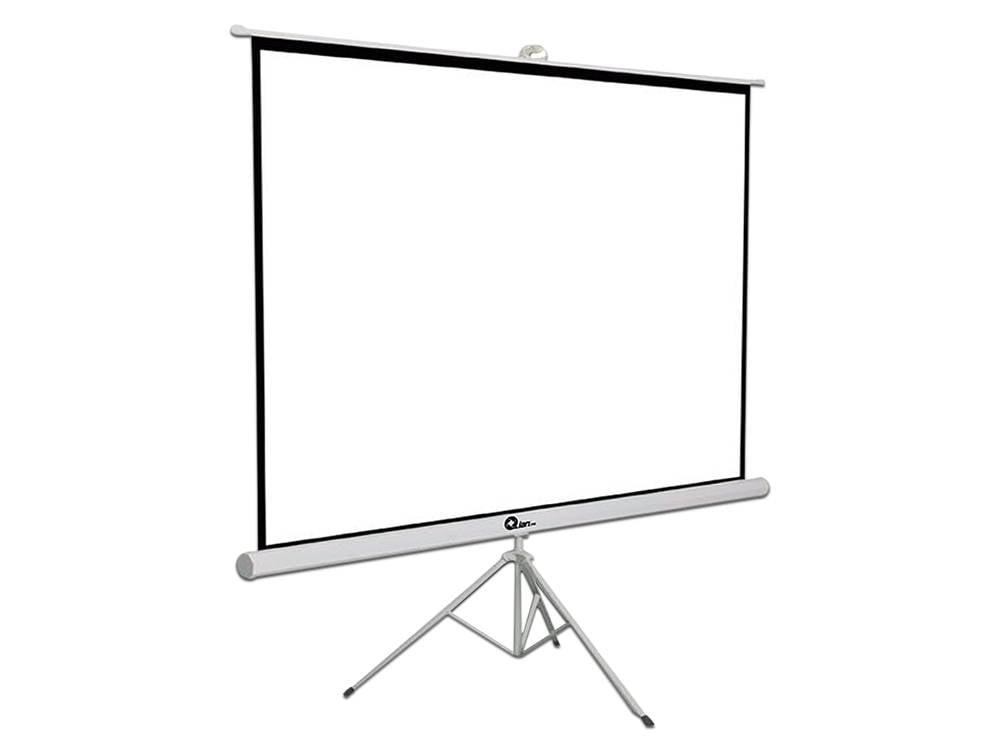 Panel Proyector Pantalla para proyector Quian de 120 213.3 x 213.3cm , con Tripié. Qian ...