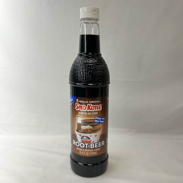 Root Beer Snow Cone Syrup (25 oz x 2) SnoTreat Snow Cone Syrups for