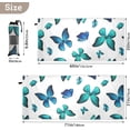 thumbnail image 4 of GZHJMY Watercolor Blue Butterfly Beach Towel Quick Dry Absorbent Bath Towels Sandproof Lightweight Towel for Gym Yoga Sports Swimming - 31x71in Bath Towels, 4 of 7