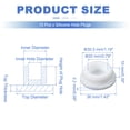 thumbnail image 2 of Uxcell 15 Pcs Tapón de Silicona en Forma de T, Diámetro 29 mm/1.14 Pulgadas, Tapón de Silicona Impermeable Reutilizable, Tapón Redondo de Sellado para Equipos de Tuberías, Blanco, 2 of 7