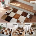 thumbnail image 6 of 2x3 Washable Entryway Rug, Denim Cow Non-Slip Area Rug for Front Door Kitchen Bathroom, Western Cowboy Indoor Floor Mat for Home Decor, 6 of 9