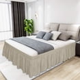 thumbnail image 2 of Falda de Cama Easy-Going para Cama Individual/Doble con Caída de 56 cm Beige, 2 of 7