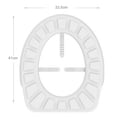 thumbnail image 7 of Naierhg Silicone Toilet Seat Cover Reusable Waterproof Portable Keep Clean Safe in Public Toilets for Adults And Kids Blue, 7 of 7