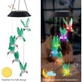 thumbnail image 4 of Solar Light,Hummingbird Wind Chimes Outdoor, Gifts for mom/Grandma/Wife/Daughter/Sister/Aunt/Grandma/Women,Mother Outdoor Decor, Yard Decor for Christmas,Gardening Gift, Birthday Gift, 4 of 8