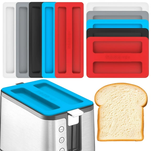 Toaster Cover TASTAN Silicone Toaster Cover - Heat-Resistant Appliance Protector, Universal Fit for 2-Slice Toasters, Kitchen Dust Prevention Cover with Easy-Clean Surface, Heat Resistant Cover, A