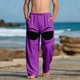 thumbnail image 1 of Pantalones largos para niños y niñas, de moda, estampados, casuales, de playa, con bolsillos., 1 of 9