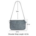 thumbnail image 2 of Luxtrada Crossbody Bags for Women, Phone Bag with Chain Strap chain one-shoulder crossbody bag (Black), 2 of 7