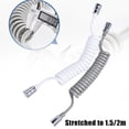 thumbnail image 2 of Telephone line Shower Hose Spring Flexible Water Plumbing Bathroom Accessor, 2 of 8